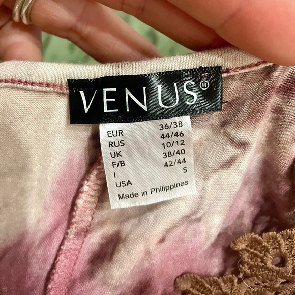 VENUS Tie-Dye Lace-Up Fantasy Top, size Small, NWOT - Picture 5 of 8